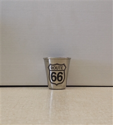 Metal Rt 66 Shot Glass